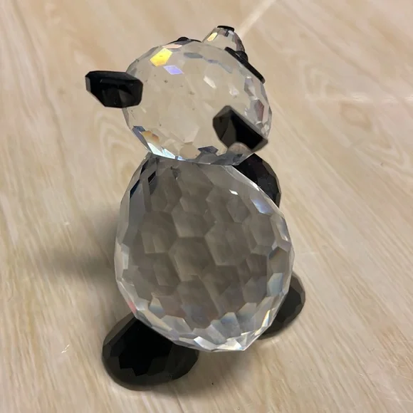 Swarovski Crystal Mother Panda circa 1994 Retired and rare